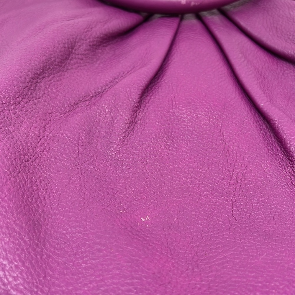 Marc by Marc Jacobs Purple Leather Long Tote Bag Double Handle Shoulder Strap - Picture 16 of 16